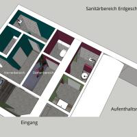 Sanitärbereich Erdgeschoss